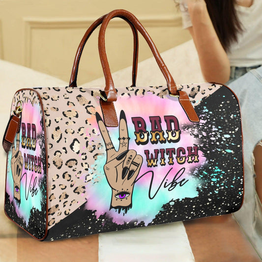 Bad Witch Vibe Gothic Travel Bag-MoonChildWorld
