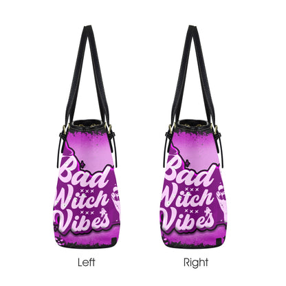 Bad Witch Vibes Tote Bag-MoonChildWorld