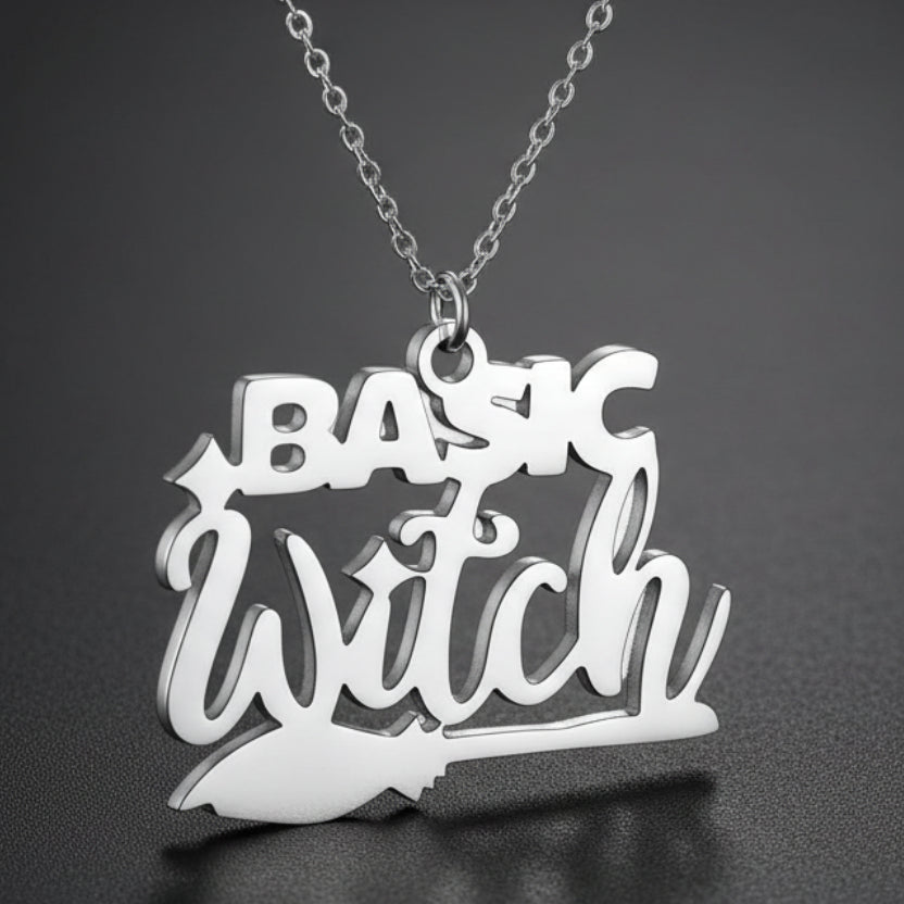Basic Witch Necklace Halloween Spooky Necklace-MoonChildWorld