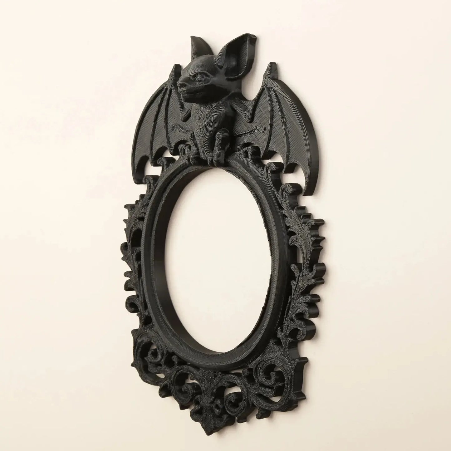 Bat Carved Resin Photo Frame Gothic Wall Hanging Picture Frame-MoonChildWorld