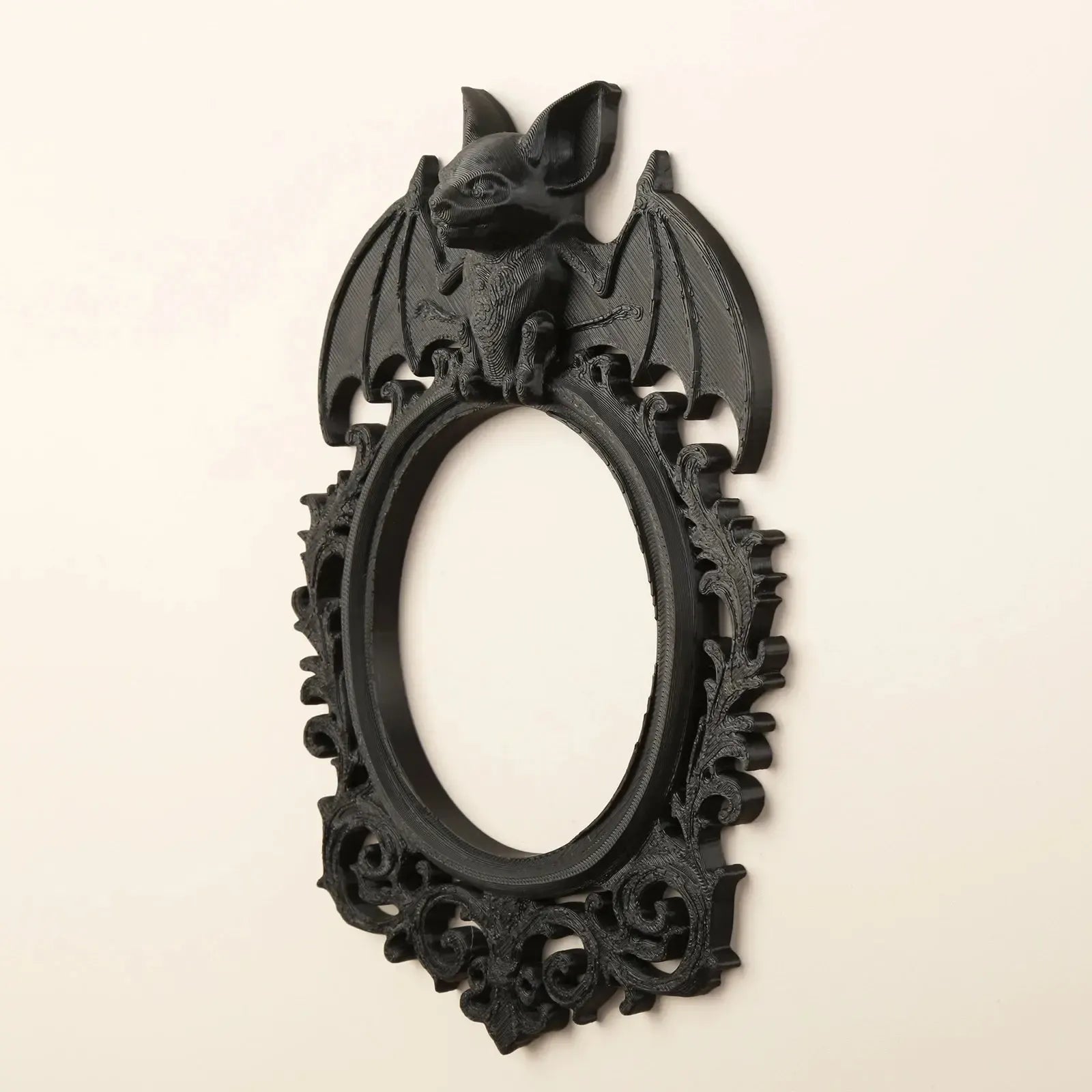 Bat Carved Resin Photo Frame Gothic Wall Hanging Picture Frame-MoonChildWorld