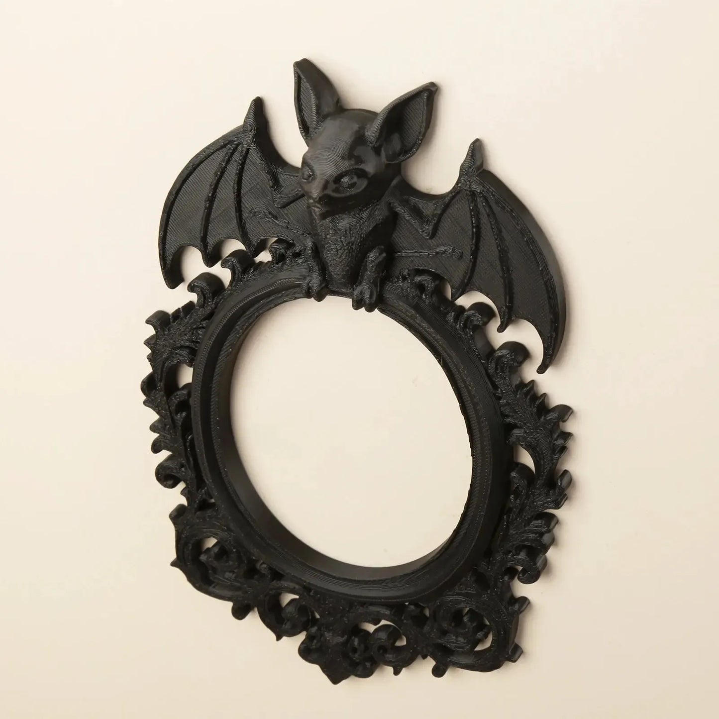 Bat Carved Resin Photo Frame Gothic Wall Hanging Picture Frame-MoonChildWorld