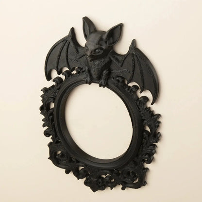 Bat Carved Resin Photo Frame Gothic Wall Hanging Picture Frame-MoonChildWorld