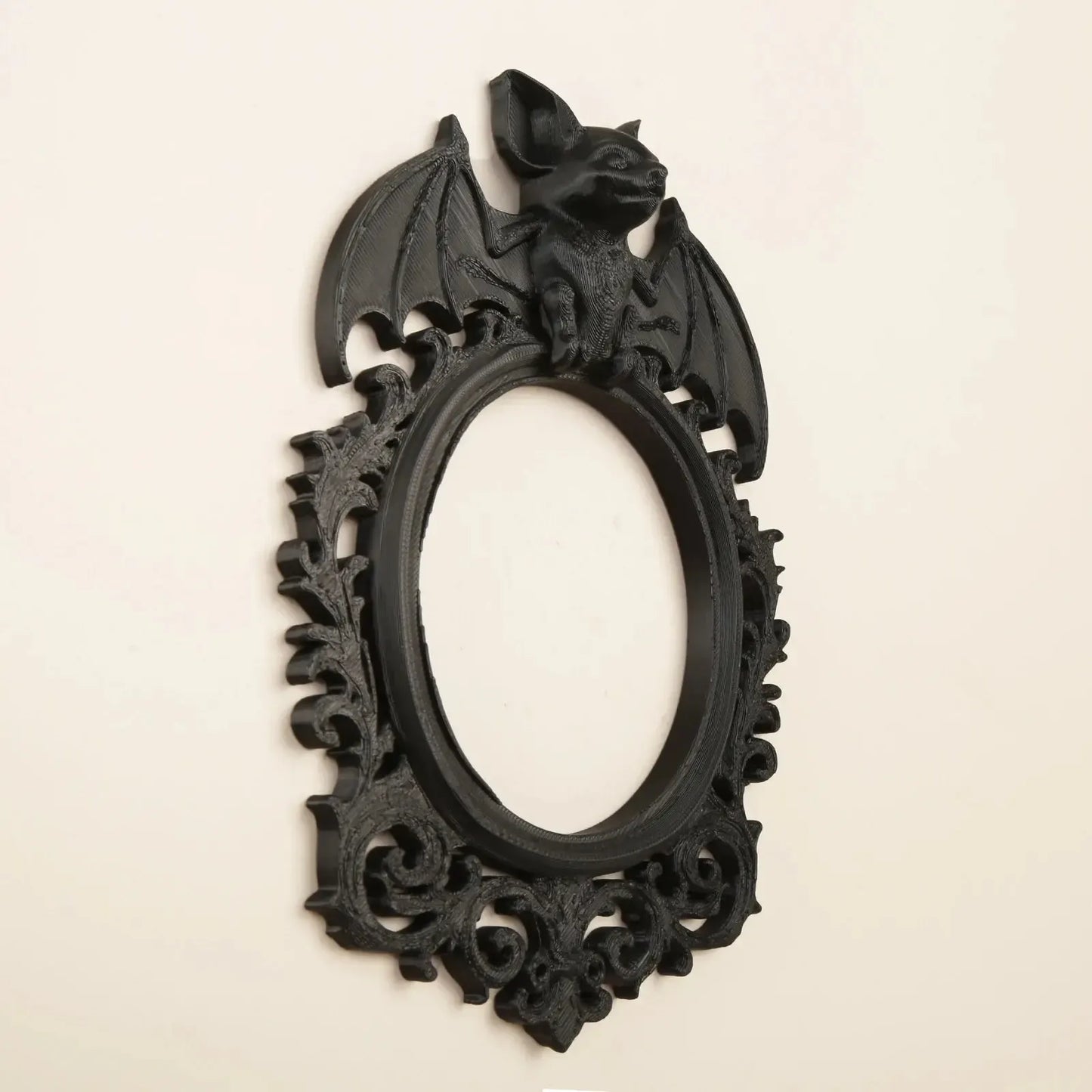 Bat Carved Resin Photo Frame Gothic Wall Hanging Picture Frame-MoonChildWorld