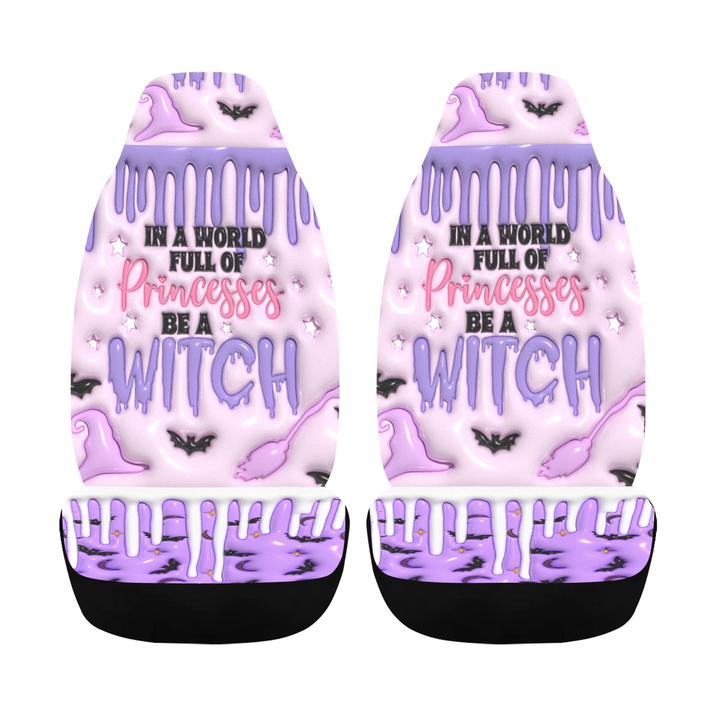 Be a Witch Halloween Car Seat Covers-MoonChildWorld