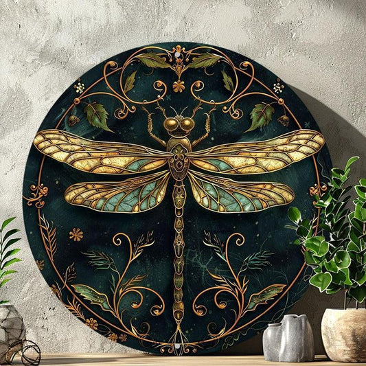 Dragonfly Metal Wall Art Dragonfly Metal for Insect Enthusiasts-MoonChildWorld