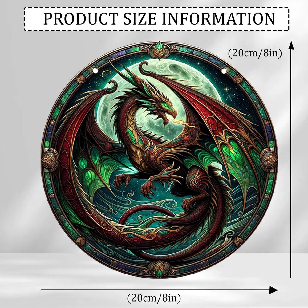 Beautiful Flying Dragon Window Hanging Spirit Dragon Suncatcher Acrylic Sign-MoonChildWorld