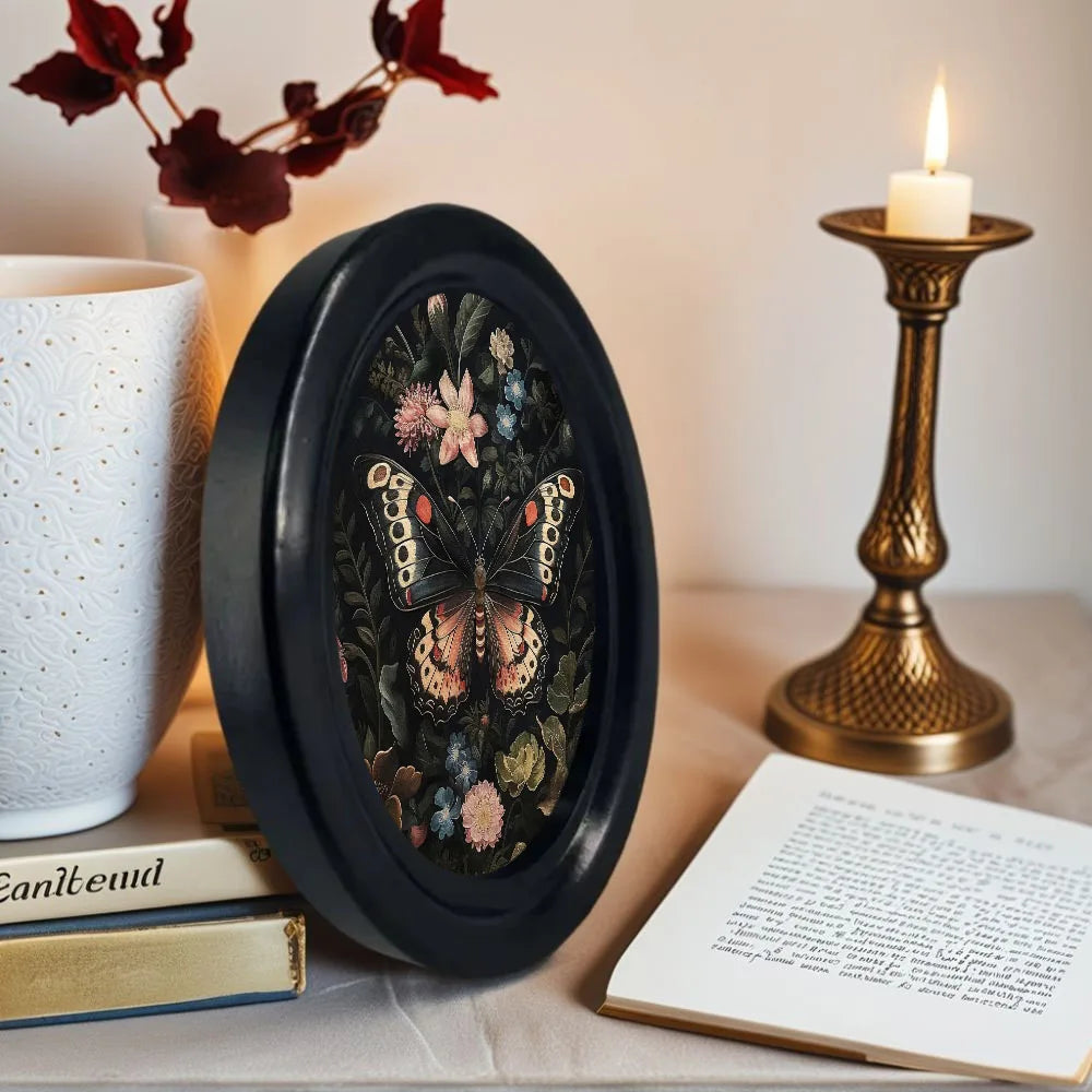 Bohemian Floral Butterfly Wall Decoration – back view