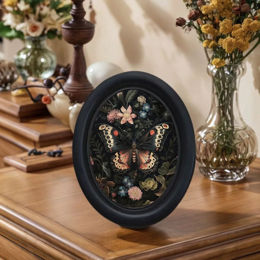 Bohemian Floral Butterfly Wall Decoration – styled on wall