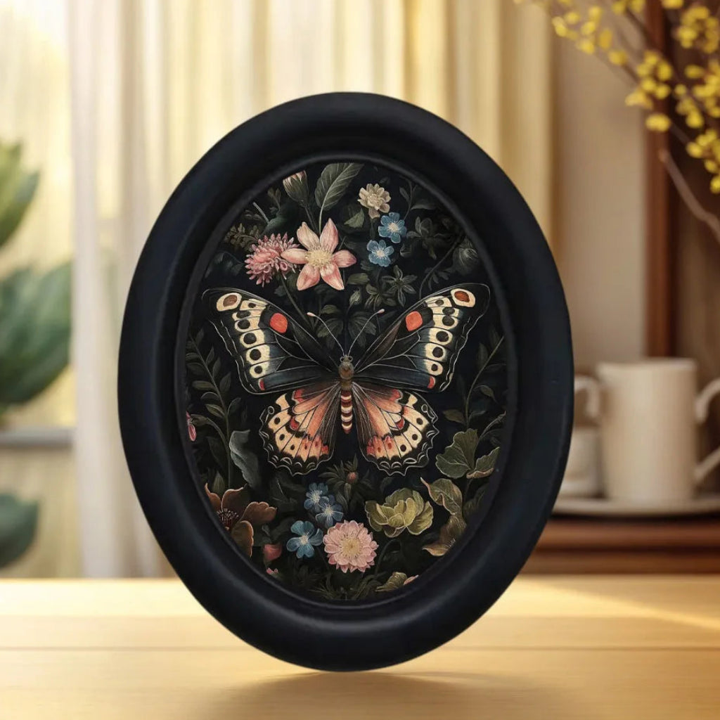 Bohemian Floral Butterfly Wall Decoration – front view