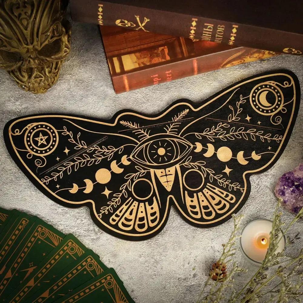 Butterfly Wooden Tarot Card Holders Tarot Display Stand for Oracle Deck Witch Divination Spiritual Rituals-MoonChildWorld
