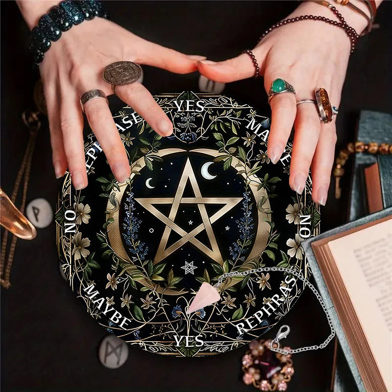 Celestial Moon Pendulum Board for Ritual Divination-MoonChildWorld