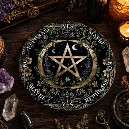 Celestial Moon Pendulum Board for Ritual Divination-MoonChildWorld