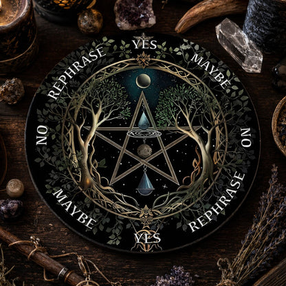 Celestial Moon Pendulum Board for Ritual Divination-MoonChildWorld