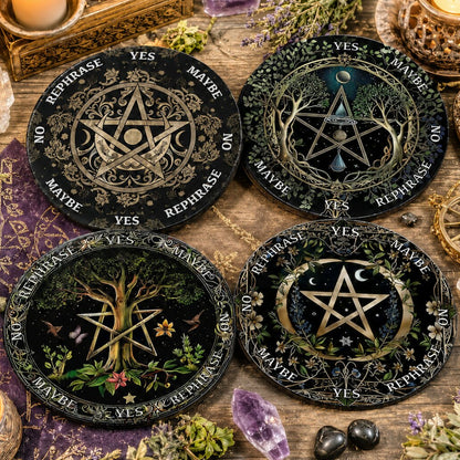 Celestial Moon Pendulum Board for Ritual Divination-MoonChildWorld