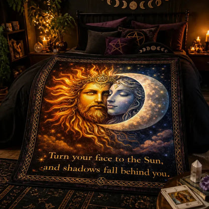 Celestial Sun Goddess & Moon Goddess Blanket for Wiccan and Pagan Home Decor_mockup_1.webp