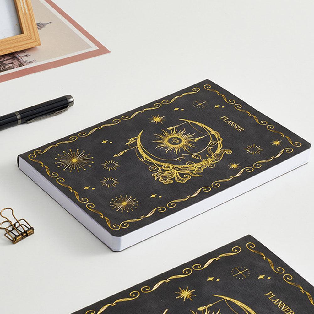 Celestial Sun & Moon Calendars Planner Handwriting Notebook For Wiccan Pagan-MoonChildWorld