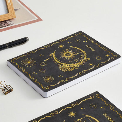 Celestial Sun & Moon Calendars Planner Handwriting Notebook For Wiccan Pagan-MoonChildWorld