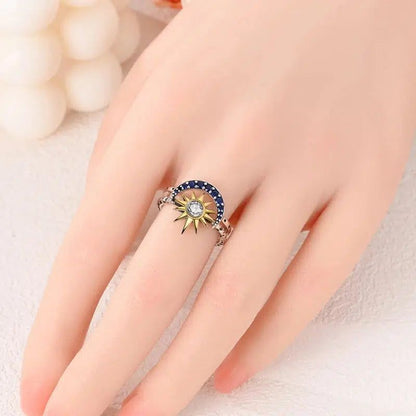 Celestial Sun Moon Ring-MoonChildWorld