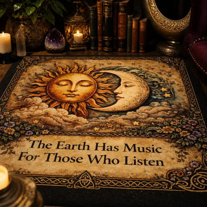 Celestial Sun and Moon Vintage Area Rug – Wicca Spiritual Carpet for Pagan Altar Room_mockup_3.webp