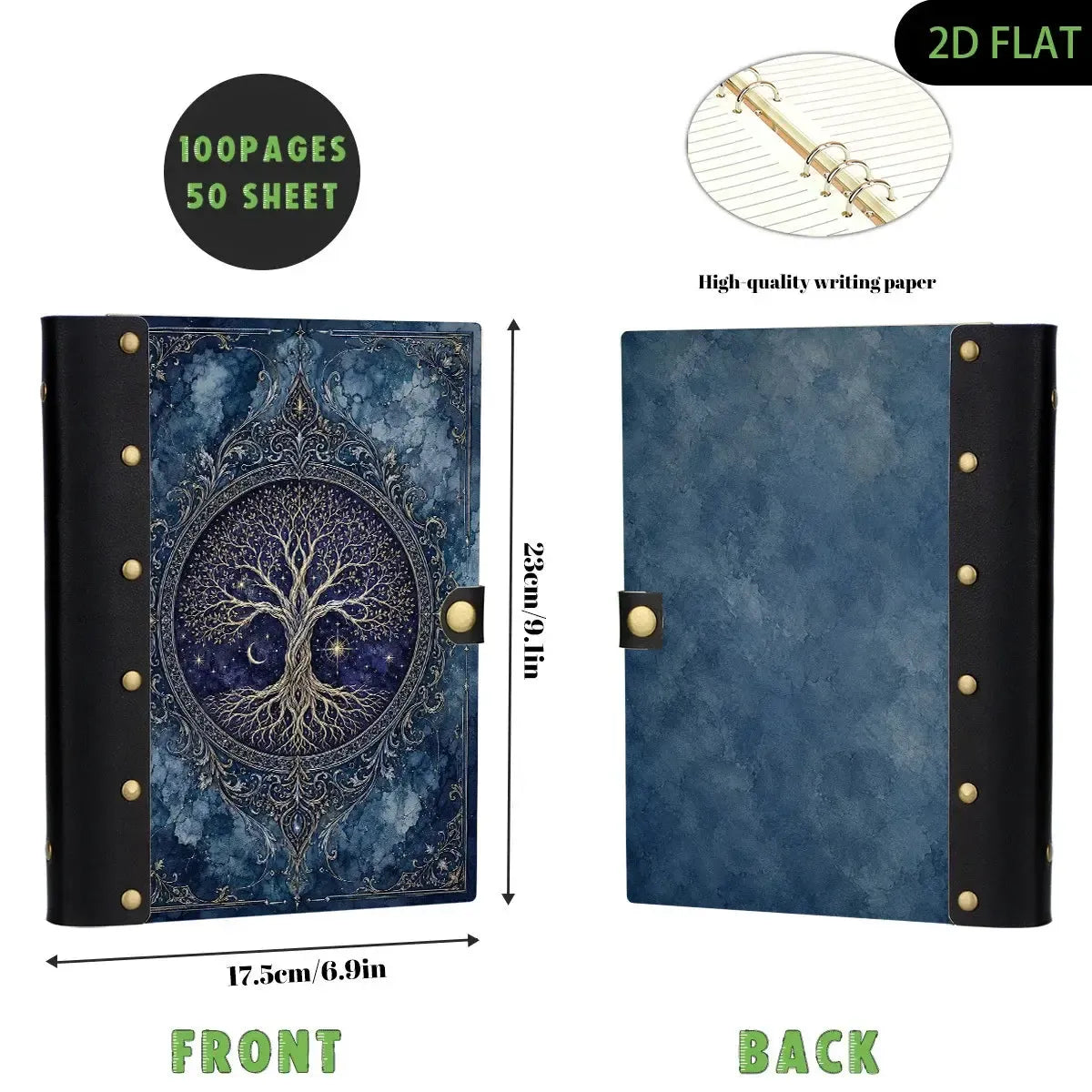 Celestial Tree of Life Journal - Book of Shadows - MoonChildWorld
