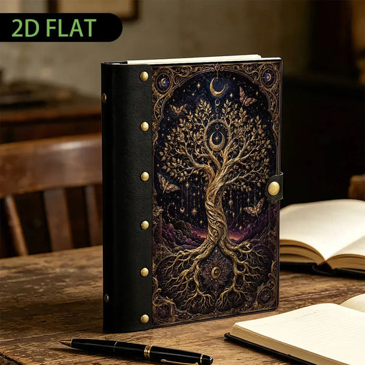 Celestial Tree of Life Moon Star Journal - pagan gifts - MoonChildWorld