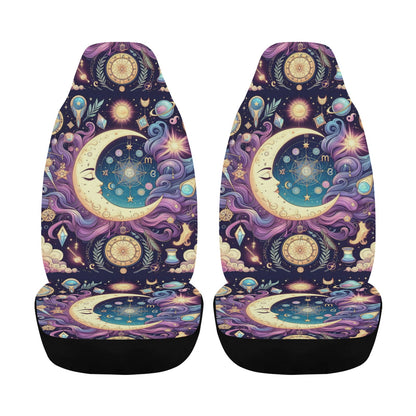 Celestial moon sun wicca Car Seat Cover-MoonChildWorld