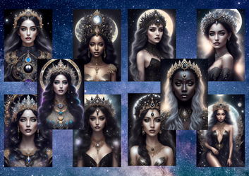 Celestial Goddess Vol.1 Digital Art