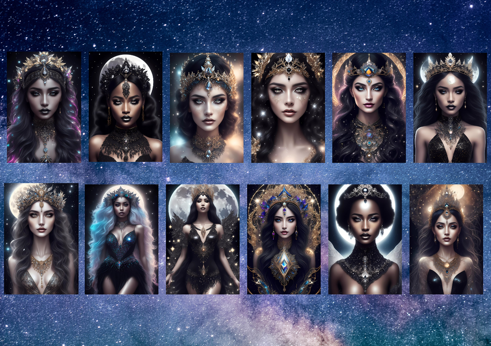 Celestial Goddess Vol.1 Digital Art-MoonChildWorld