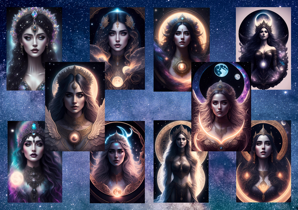 Celestial Goddess Vol.2 Digital Art-MoonChildWorld