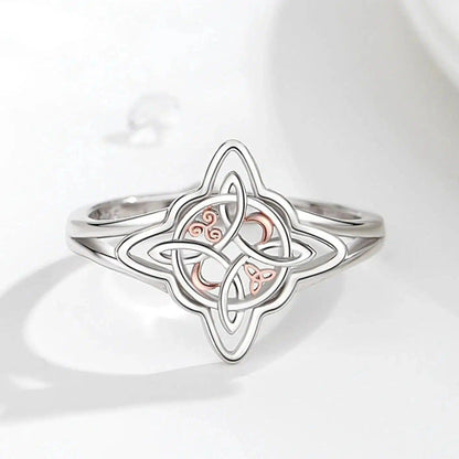 Celtic Knot Witchcraft Ring Wicca Jewelry-MoonChildWorld