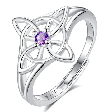 Celtic Knot Witchcraft Ring Wicca Jewelry-MoonChildWorld