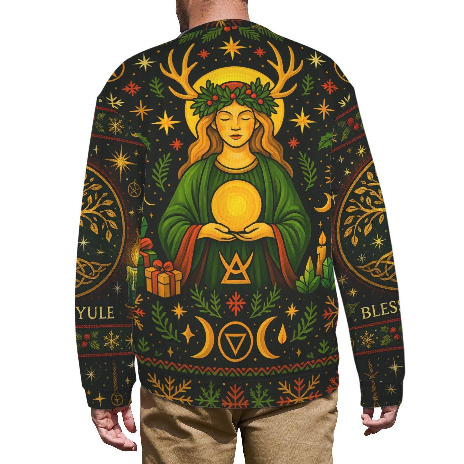 Celtic Tree of life Pagan Sweatshirt Blessed Yule Goddess Sweater-MoonChildWorld