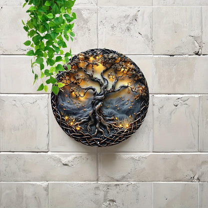 Celtic Tree of life Wall Art Pagan Metal Sign-MoonChildWorld