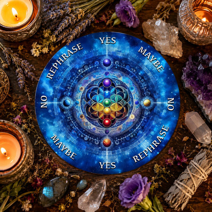 Crystal Star Astrology Pendulum Board for Scrying