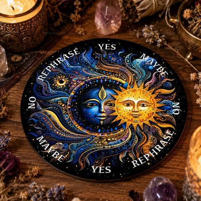Crystal Star Astrology Pendulum Board for Scrying