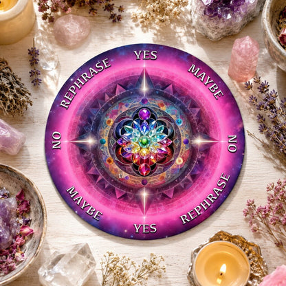 Crystal Star Astrology Pendulum Board for Scrying
