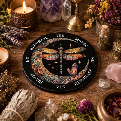 Crystal Star Astrology Pendulum Board for Scrying