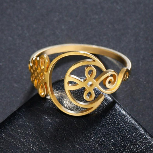 Crescent Moon Ring Spiritual Jewelry