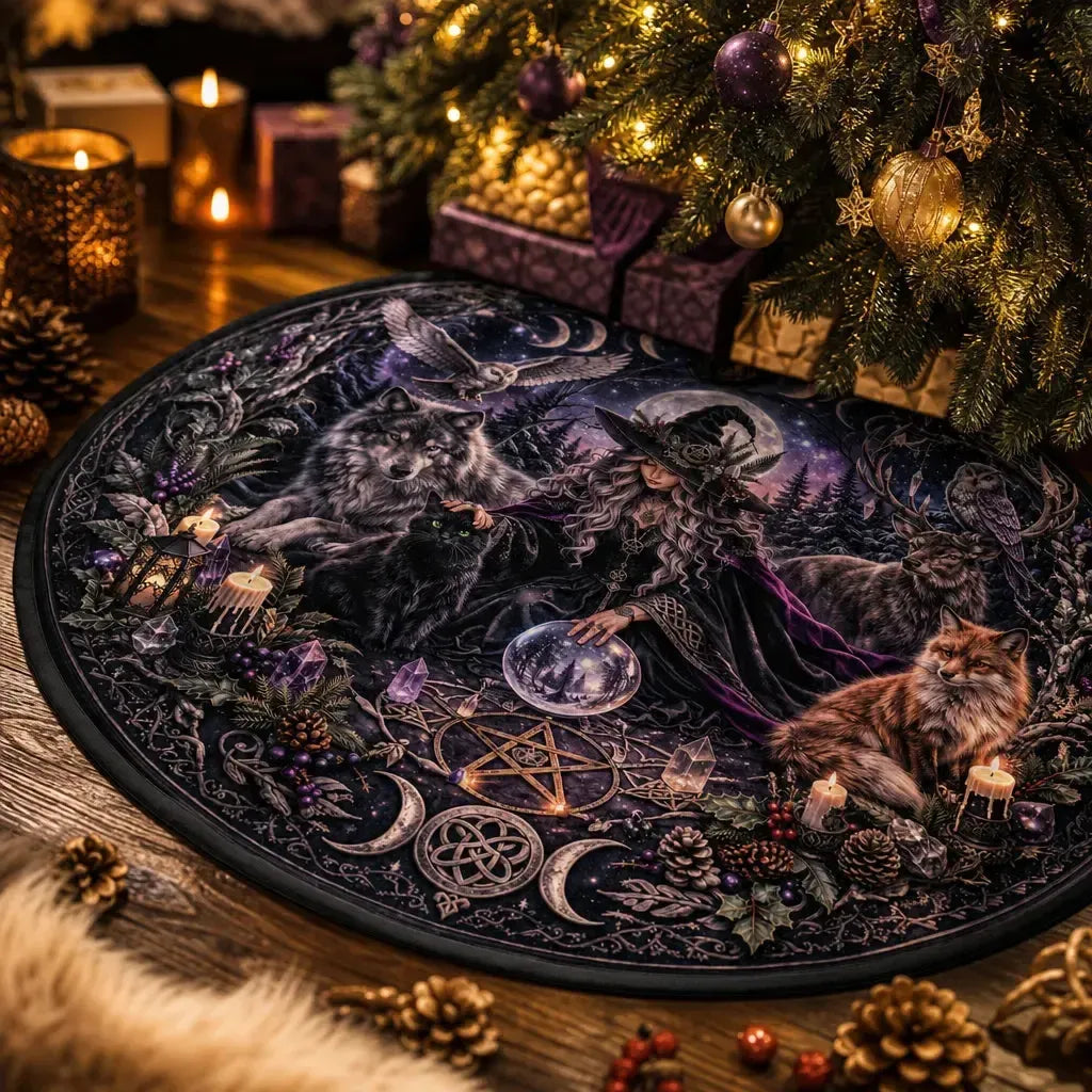 Moon Yule Tree Skirt – Pagan Witch Gothic Decor_mockup_4.webp