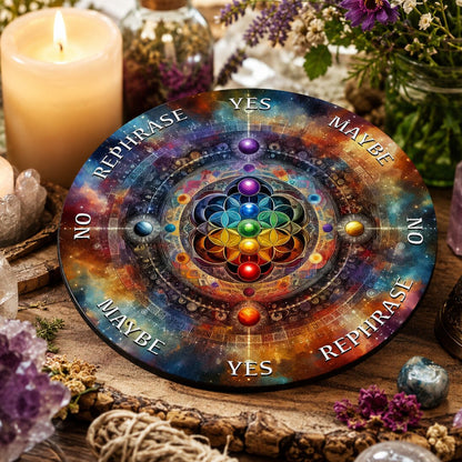 Crystal Star Astrology Pendulum Board for Scrying-MoonChildWorld