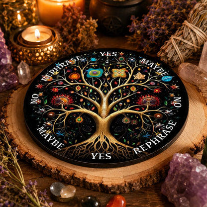 Crystal Star Astrology Pendulum Board for Scrying-MoonChildWorld