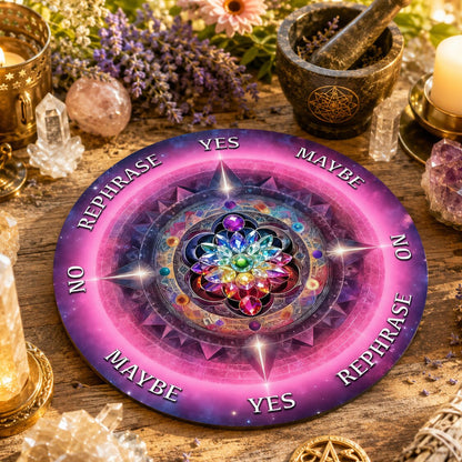 Crystal Star Astrology Pendulum Board for Scrying-MoonChildWorld