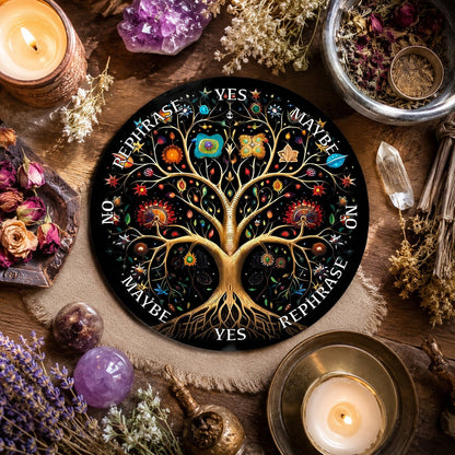 Crystal Star Astrology Pendulum Board for Scrying-MoonChildWorld