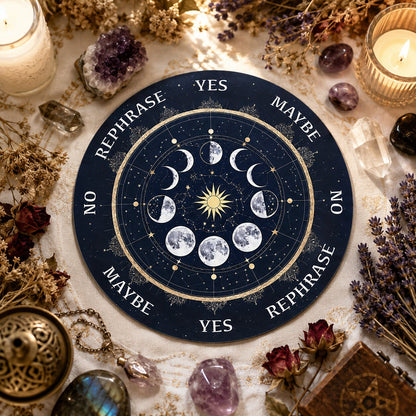 Crystal Star Astrology Pendulum Board for Scrying-MoonChildWorld