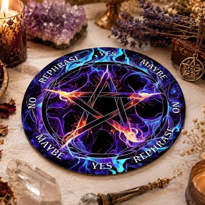 Crystal Star Astrology Pendulum Board for Scrying-MoonChildWorld