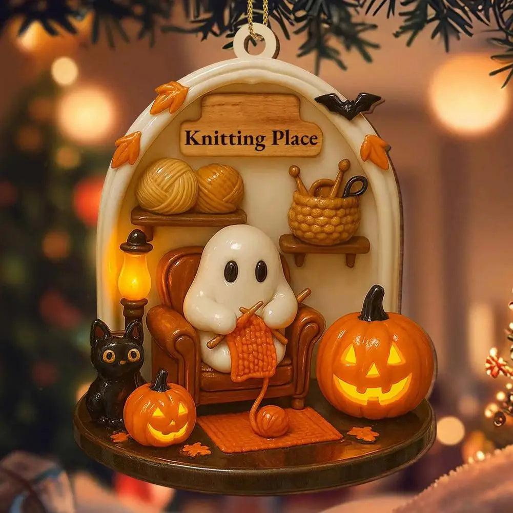 Cute Halloween Decorations Spooky Ghost Hanging Ornaments for Home Decor-MoonChildWorld