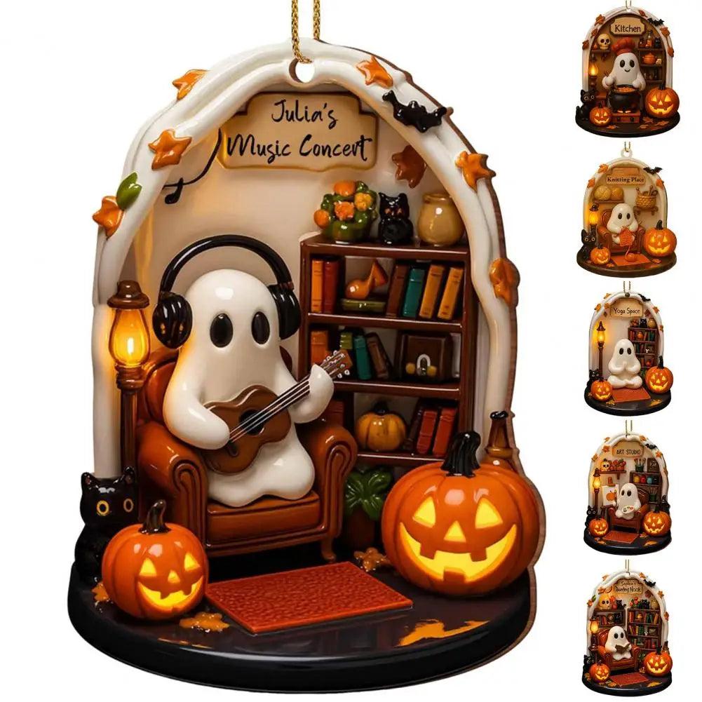 Cute Halloween Decorations Spooky Ghost Hanging Ornaments for Home Decor-MoonChildWorld