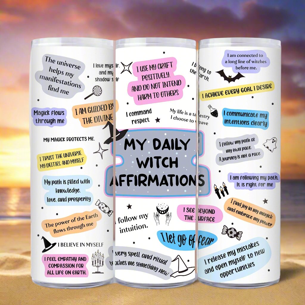 Daily Witch Skinny Tumbler-MoonChildWorld