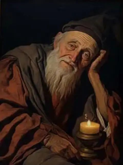 Dark Academia Art The Witch Wizard Poster Gothic Wall Art-MoonChildWorld